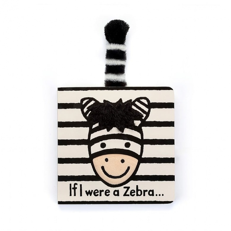 Jellycat If I were a Zebra Board Book | MXNT-89510