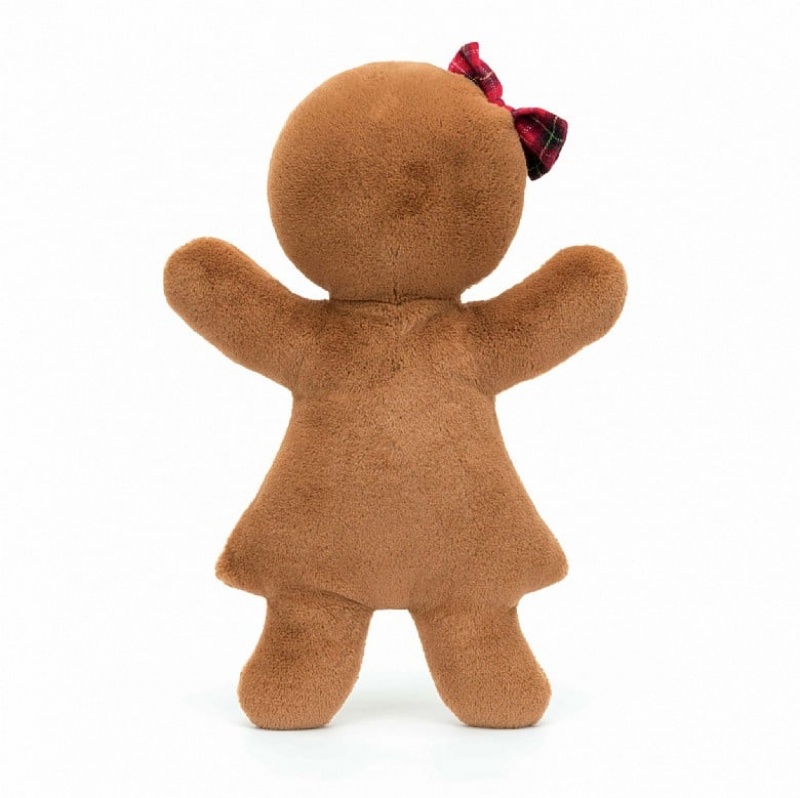 Jellycat Jolly Gingerbread Ruby Groß | XSIF-40918