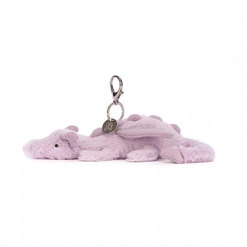 Jellycat Lavender Drache Schlüsselanhänger | RAFX-34602