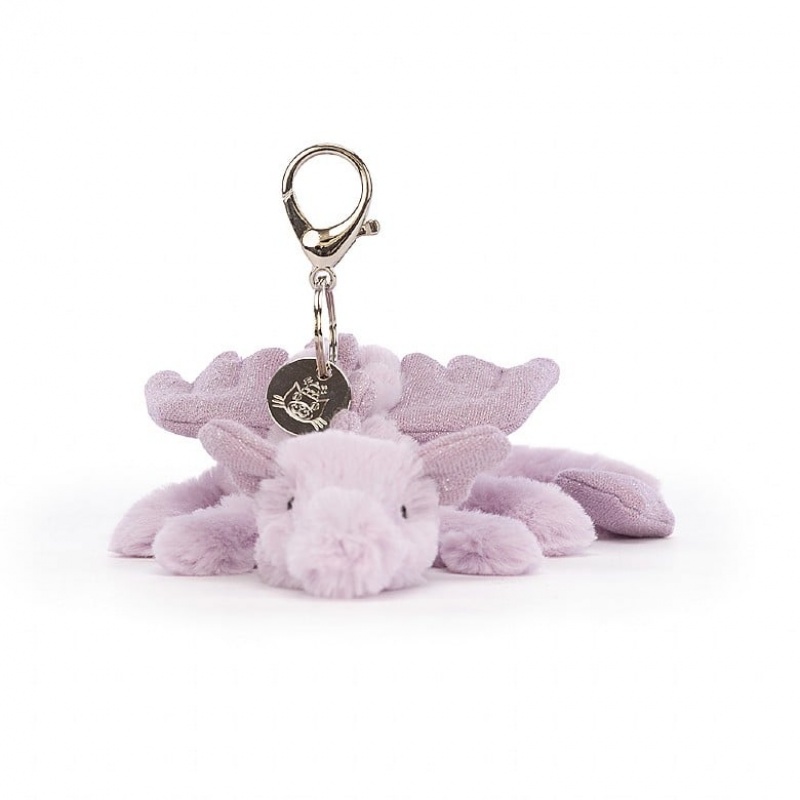 Jellycat Lavender Drache Schlüsselanhänger | RAFX-34602