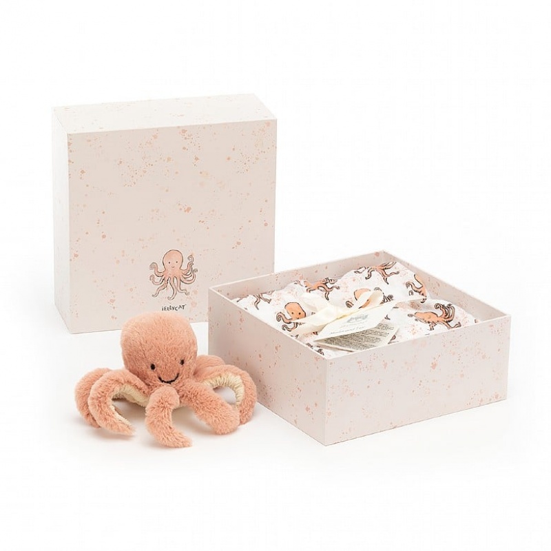 Jellycat Odell Oktopus Gift Set | GXZH-94830