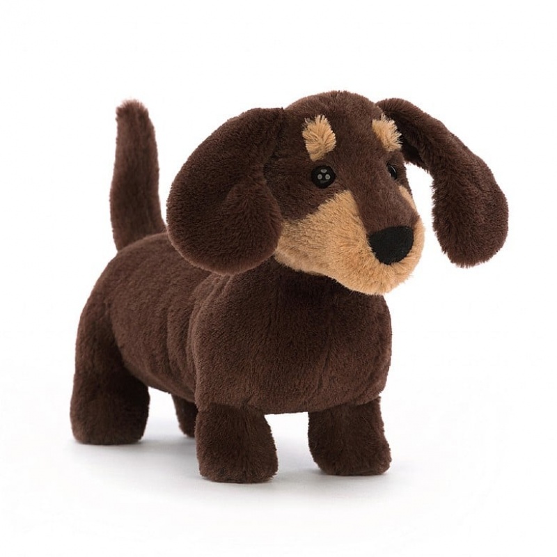 Jellycat Otto Sausage Hund Riesig | FRCU-91470