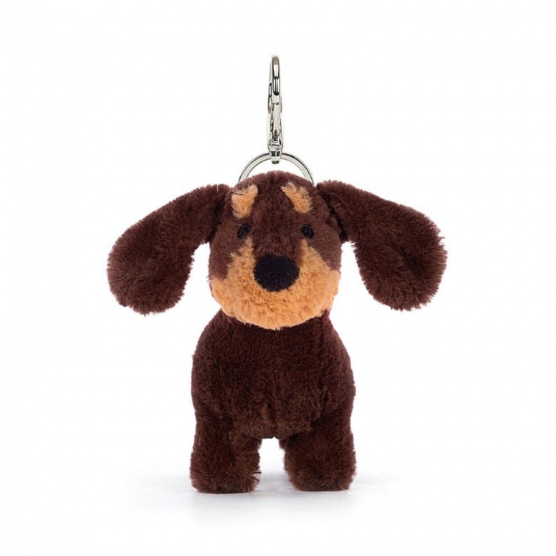 Jellycat Otto Sausage Hund Schlüsselanhänger | AILE-65432