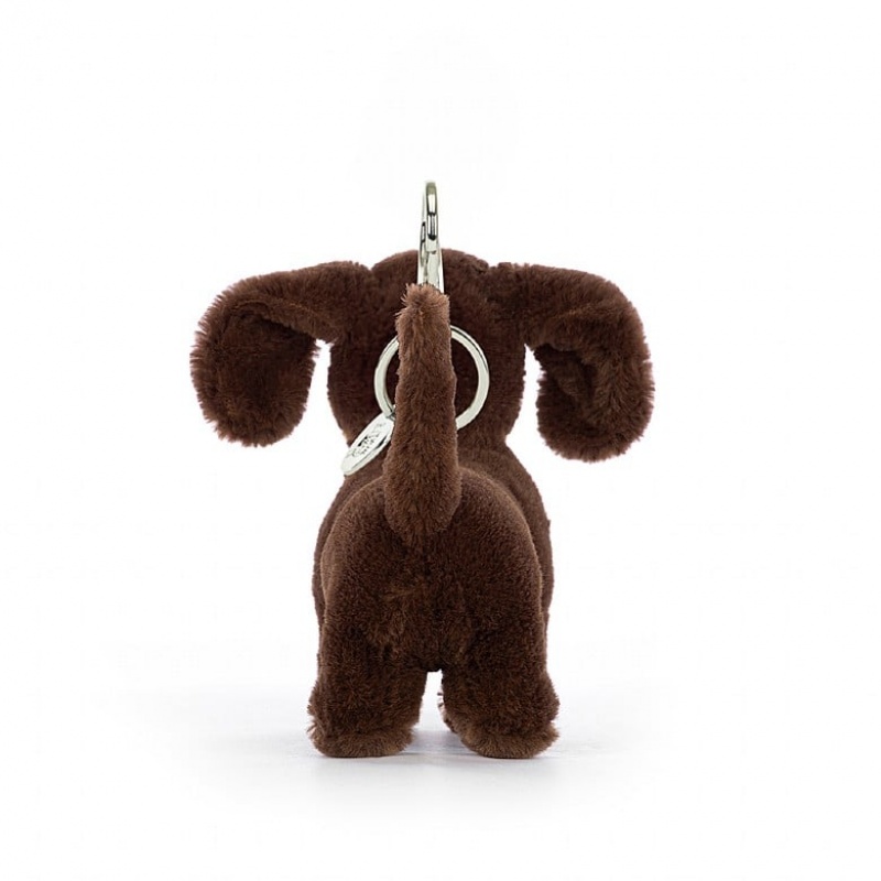 Jellycat Otto Sausage Hund Schlüsselanhänger | AILE-65432