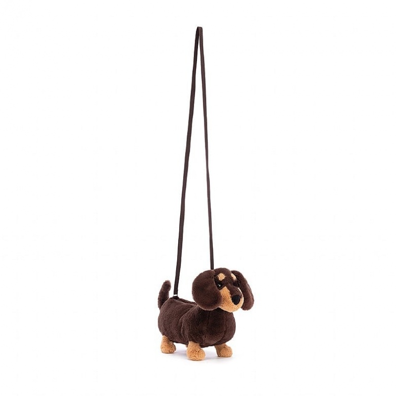 Jellycat Otto Sausage Hund Tasche | XDJV-39875