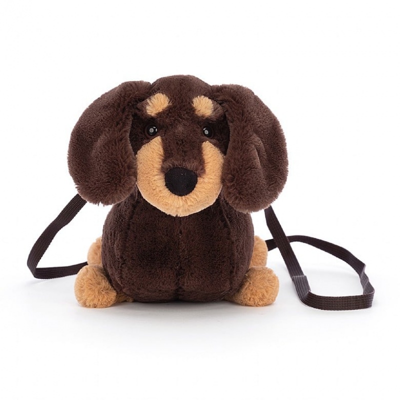 Jellycat Otto Sausage Hund Tasche | XDJV-39875