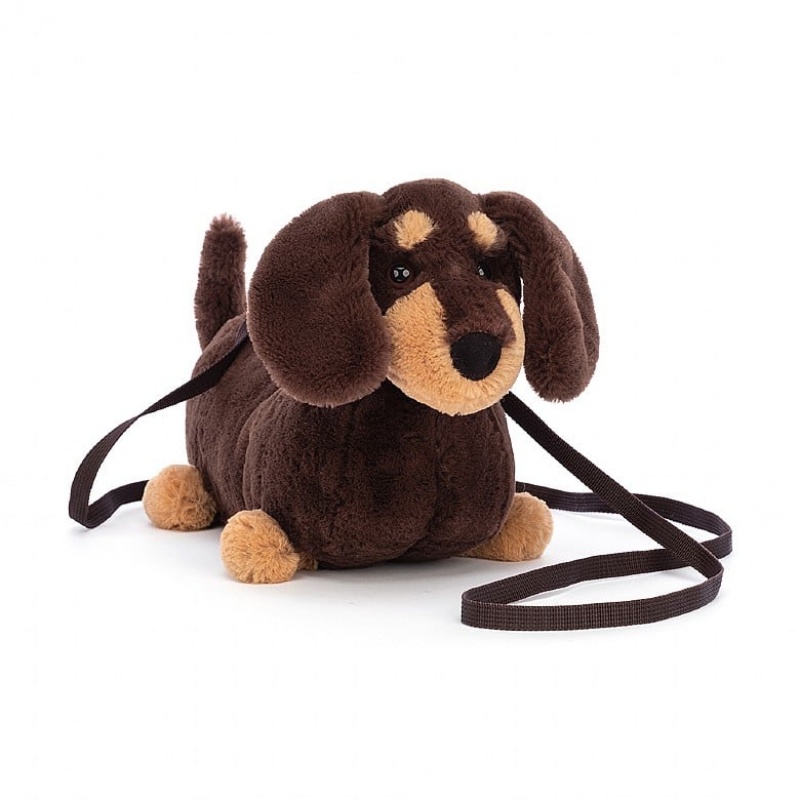 Jellycat Otto Sausage Hund Tasche | XDJV-39875