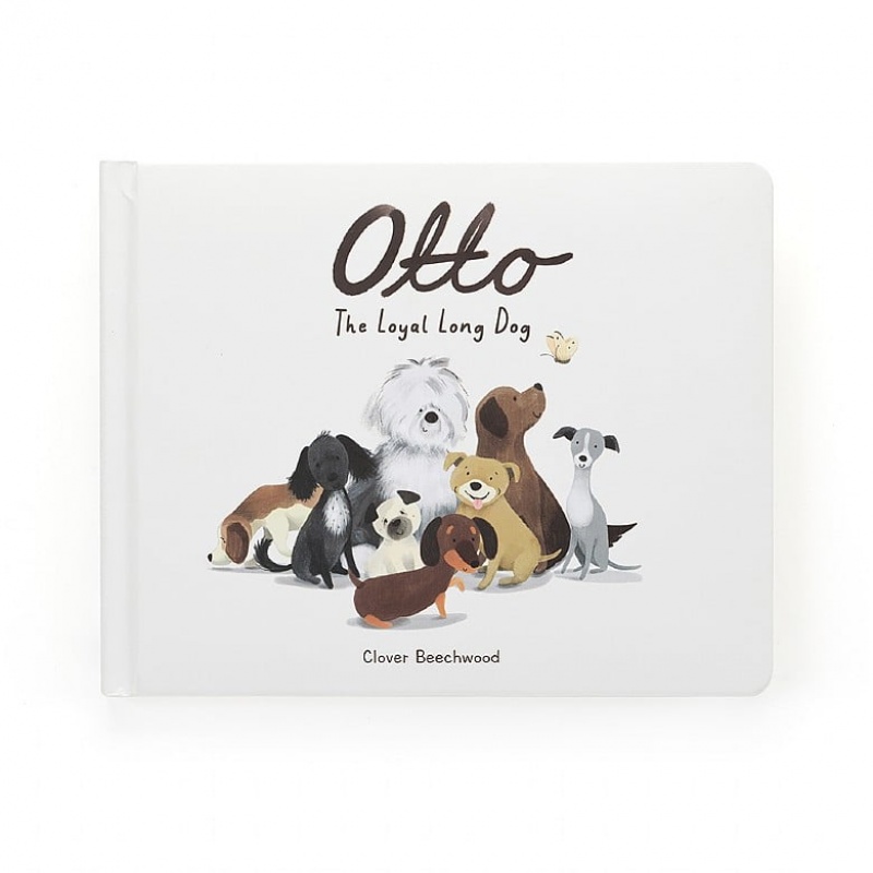 Jellycat Otto the Loyal Long Hund Buch | LVAH-98041