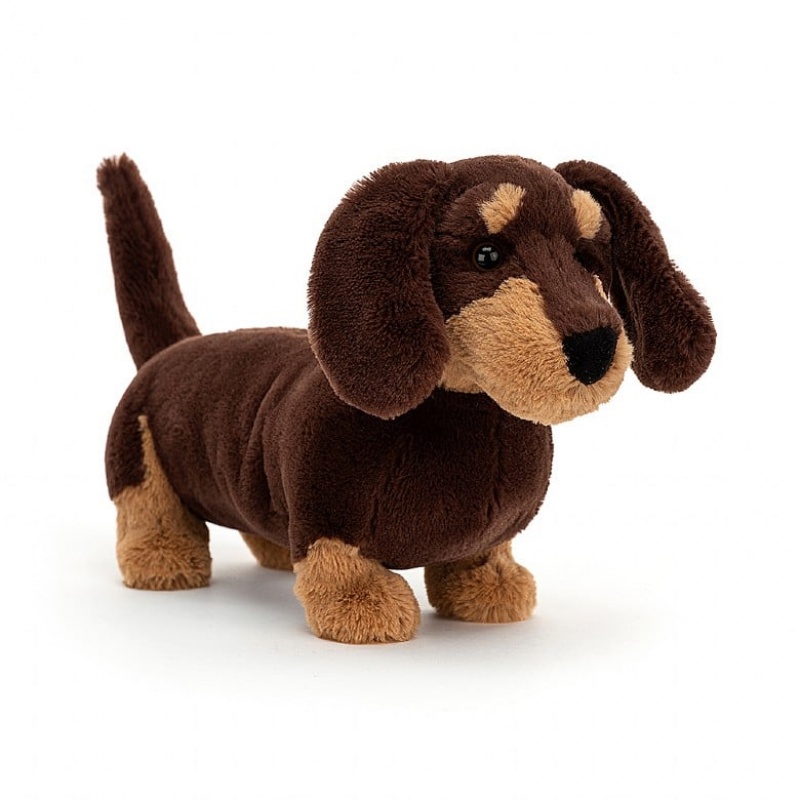 Jellycat Otto the Loyal Long Hund Buch and Otto Sausage Hund Groß | YBCG-75346