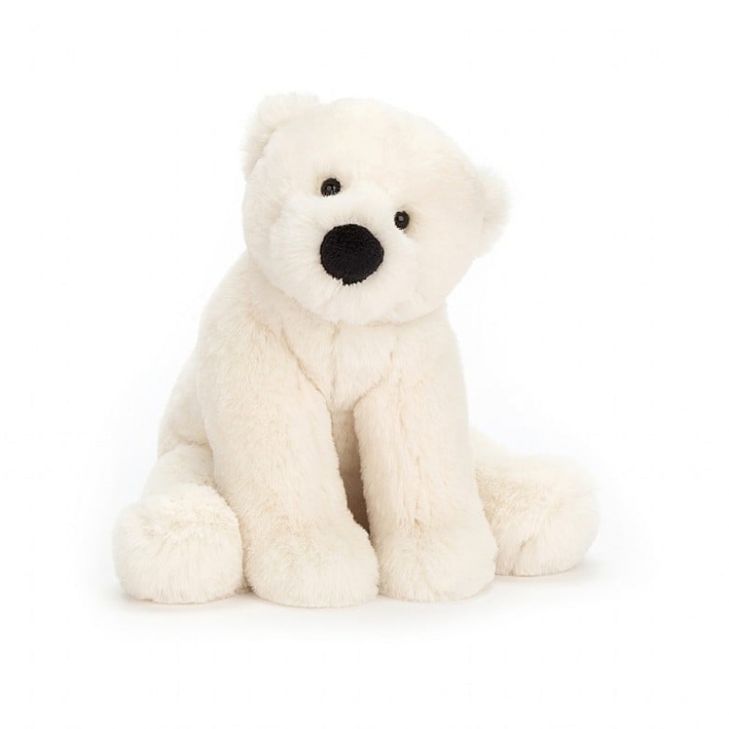 Jellycat Perry Polar Bär Mittelgroß | EQCI-54826