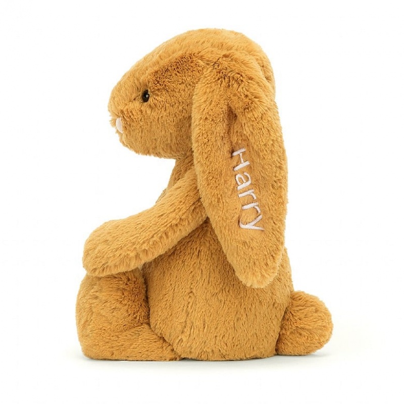 Jellycat Personalised Bashful Golden Hase Mittelgroß | ATHP-67023