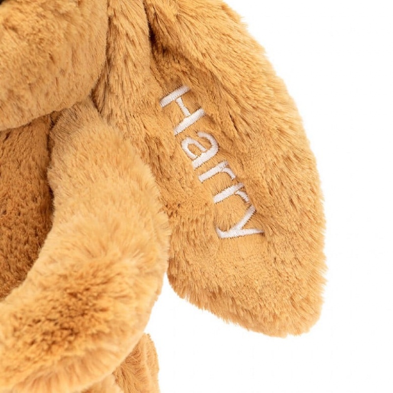 Jellycat Personalised Bashful Golden Hase Mittelgroß | ATHP-67023