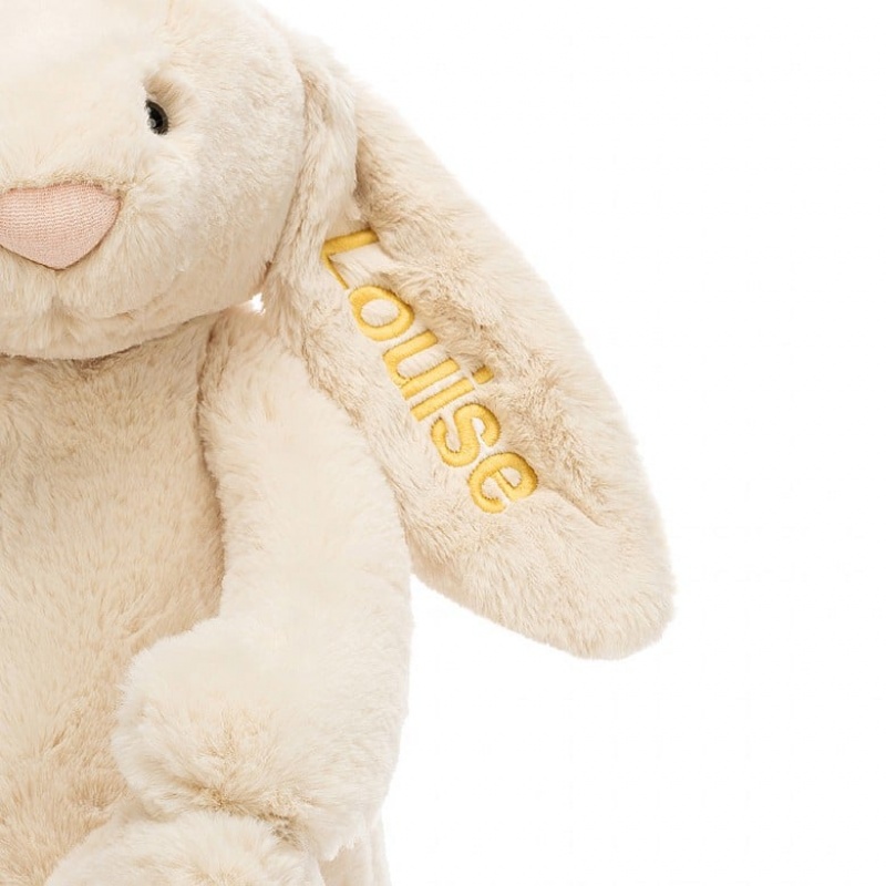 Jellycat Personalised Bashful Luxe Hase Willow Riesig | JNUE-96358