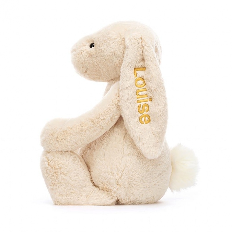 Jellycat Personalised Bashful Luxe Hase Willow Riesig | JNUE-96358