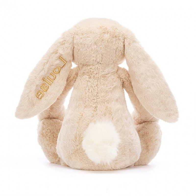 Jellycat Personalised Bashful Luxe Hase Willow Riesig | JNUE-96358