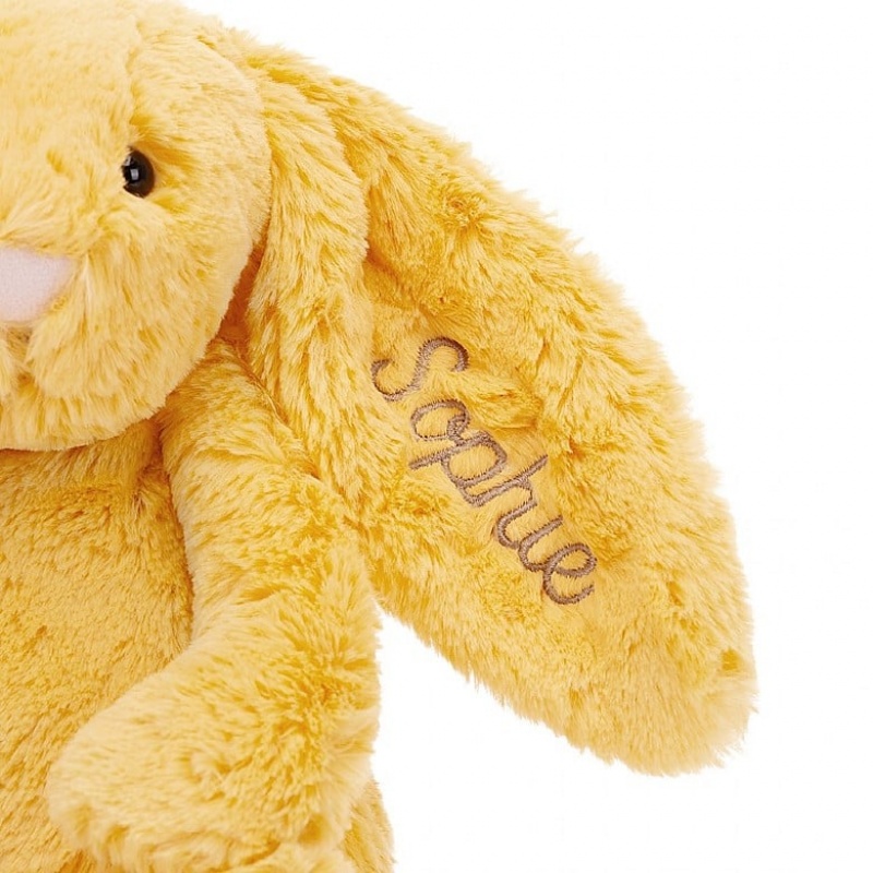 Jellycat Personalised Bashful Sunshine Hase Mittelgroß | GCRN-31928