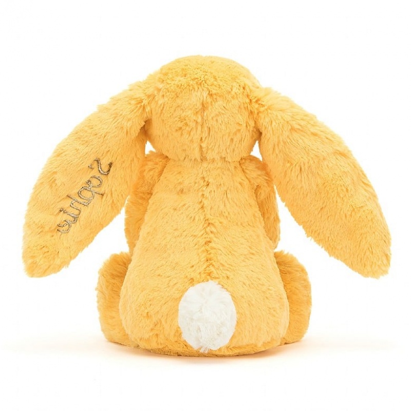 Jellycat Personalised Bashful Sunshine Hase Mittelgroß | GCRN-31928