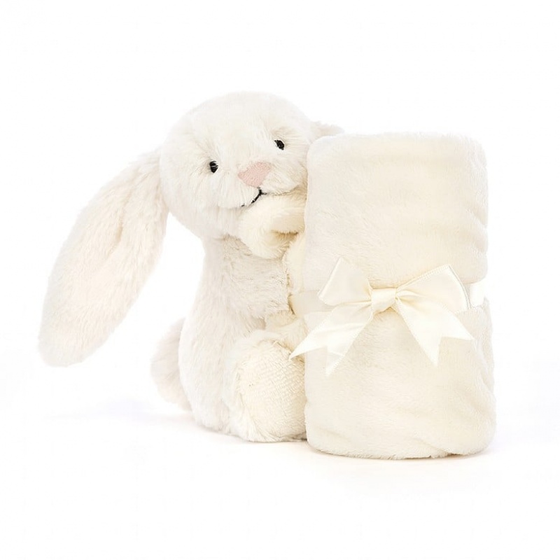 Jellycat Personalised Bashful cremefarbenen Hase Schnuffeltuch | ABWI-41638