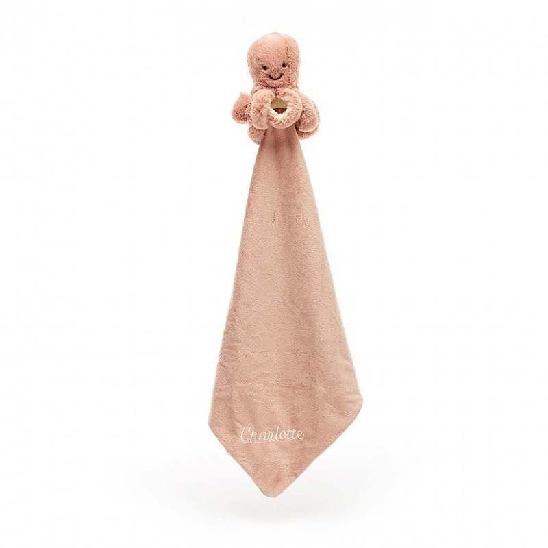 Jellycat Personalised Odell Oktopus Schnuffeltuch | NHZO-36187