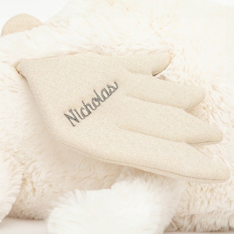 Jellycat Personalised Snow Drache Riesig | AWDF-39706