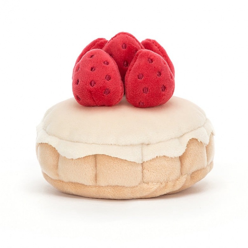 Jellycat Pretty Patisserie Tarte Aux Fraises | VTWS-53061