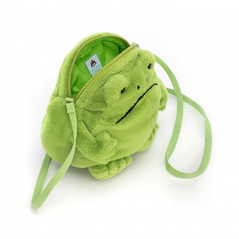 Jellycat Ricky Rain Frosch Tasche | FJSY-91530