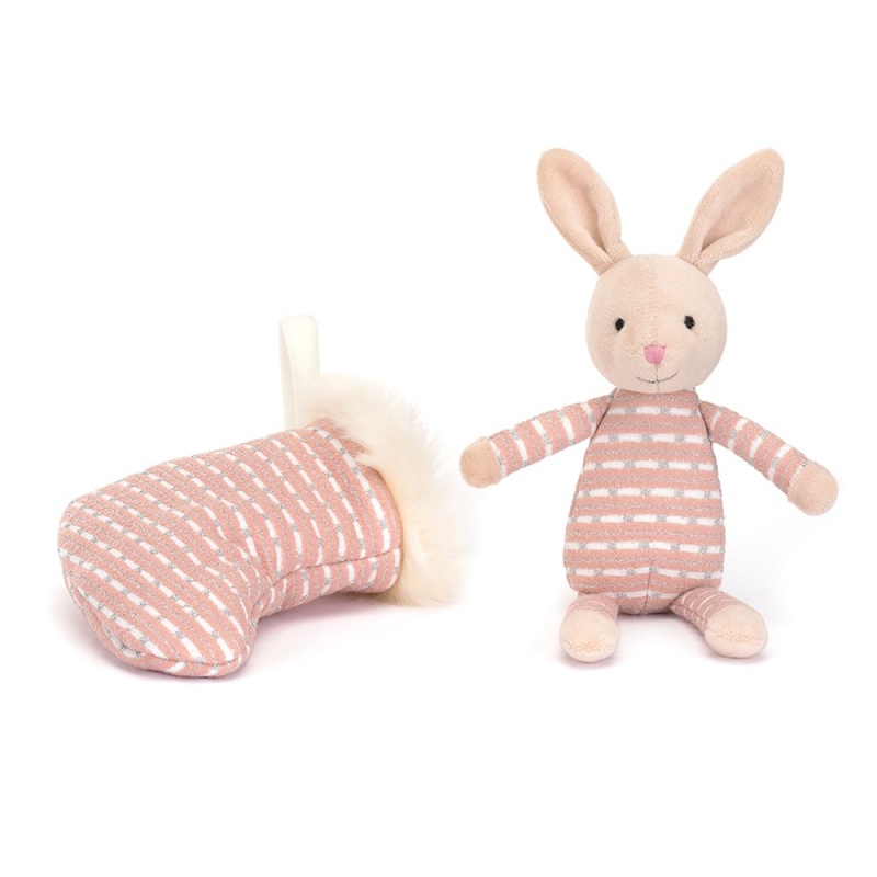 Jellycat Shimmer Stocking Hase | PAHK-36795