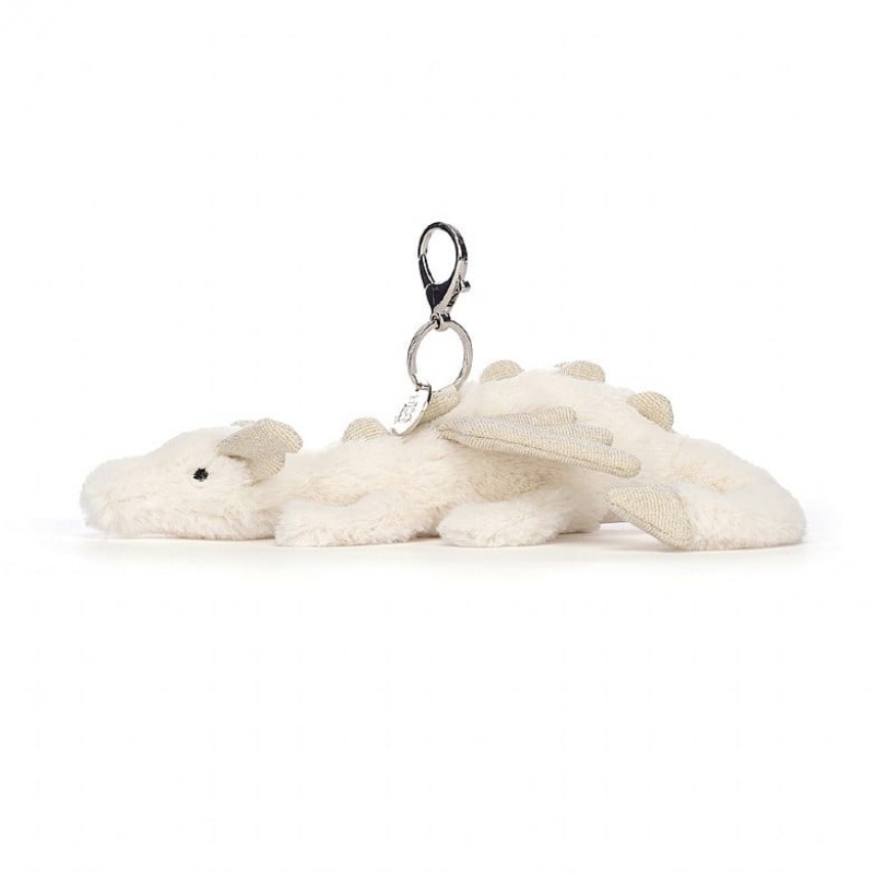 Jellycat Snow Drache Schlüsselanhänger | HQDY-24970