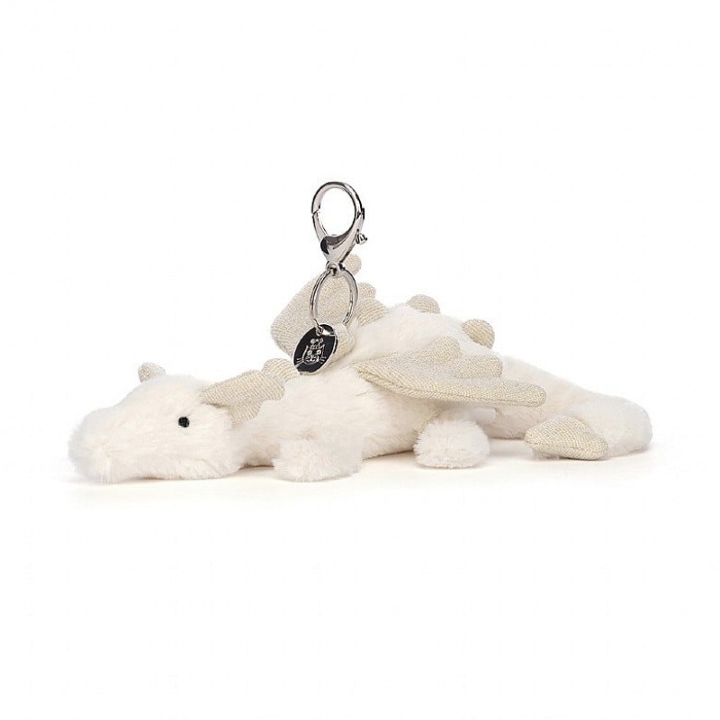 Jellycat Snow Drache Schlüsselanhänger | HQDY-24970