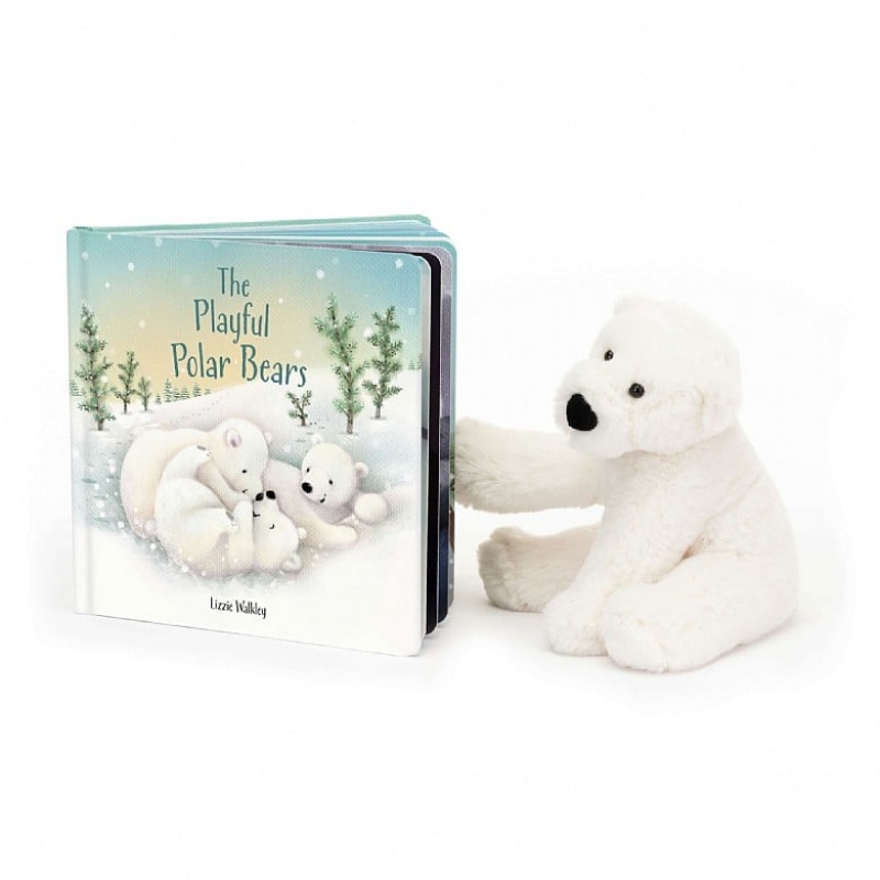 Jellycat The Playful Polar Bears Buch | WTHE-13245