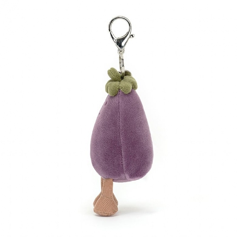 Jellycat Vivacious Aubergine Schlüsselanhänger | NZVE-48051