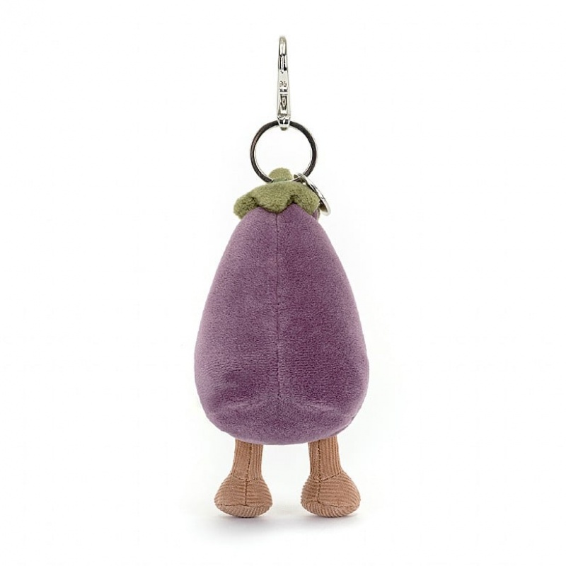 Jellycat Vivacious Aubergine Schlüsselanhänger | NZVE-48051