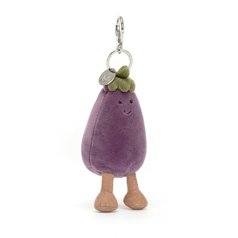 Jellycat Vivacious Aubergine Schlüsselanhänger | NZVE-48051