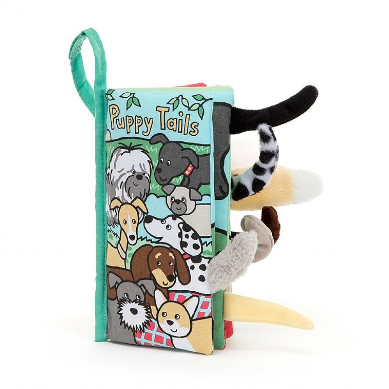 Jellycat Welpe Tails Activity Buch | BLCA-31650